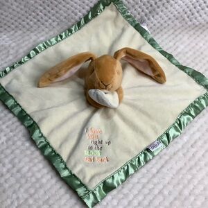 Guess How Much I Love You Plush Brown Hare Lovey Stuffed Security Blanket Toy